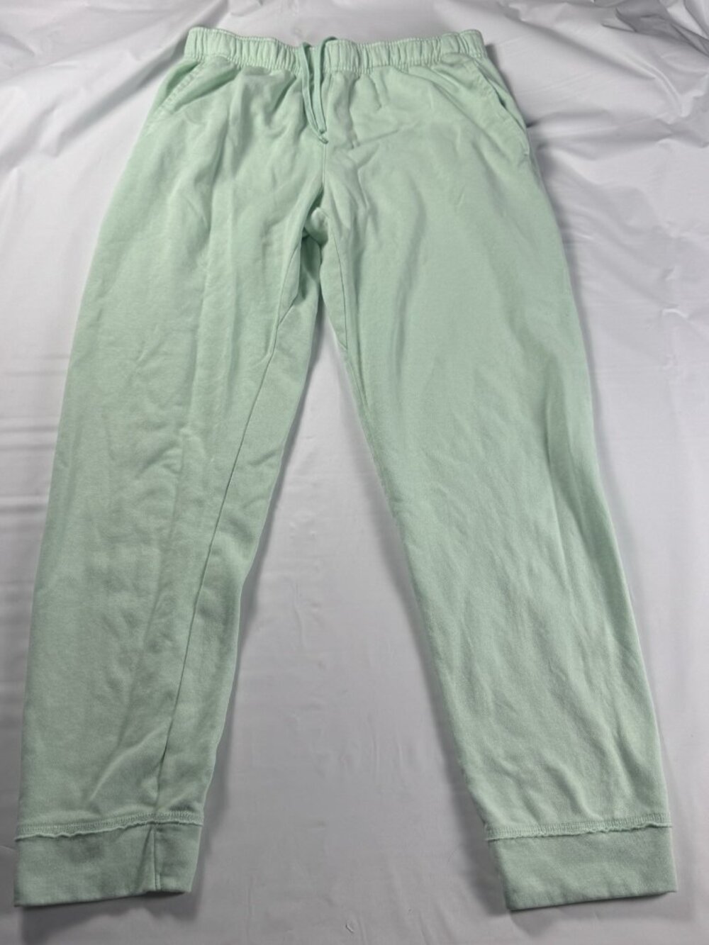 Nike Mens Medium Yoga Fleece Jogger Sweatpants Mint Green Reflective